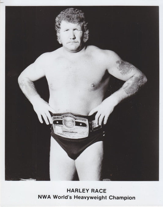1970's NWA CHAMPION Harley Race Promo Photo PWcatalog