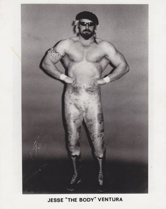 1980s AWA Jesse "The Body" Ventura Promo Photo