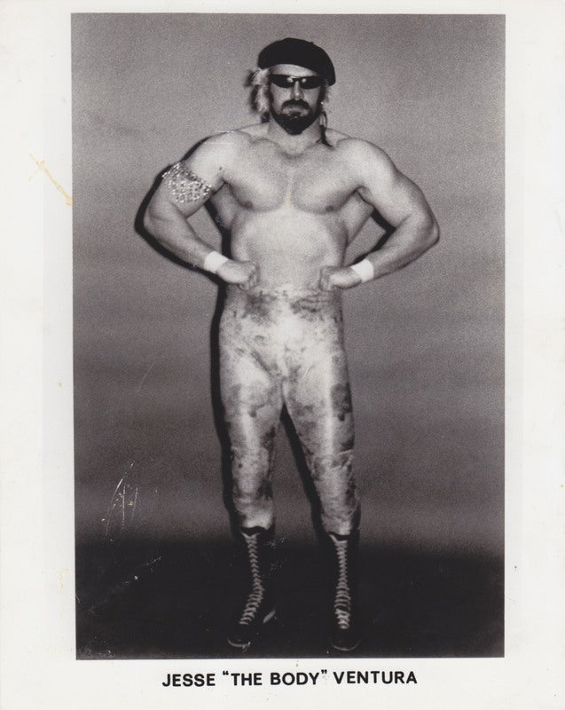 1980's AWA Jesse "The Body" Ventura Promo Photo PWcatalog
