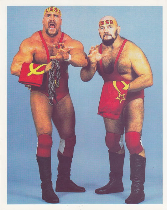 2005 NWA The Russians Ivan Nikita Koloff Wrestle Reunion 8x10 Promo Photo PWcatalog
