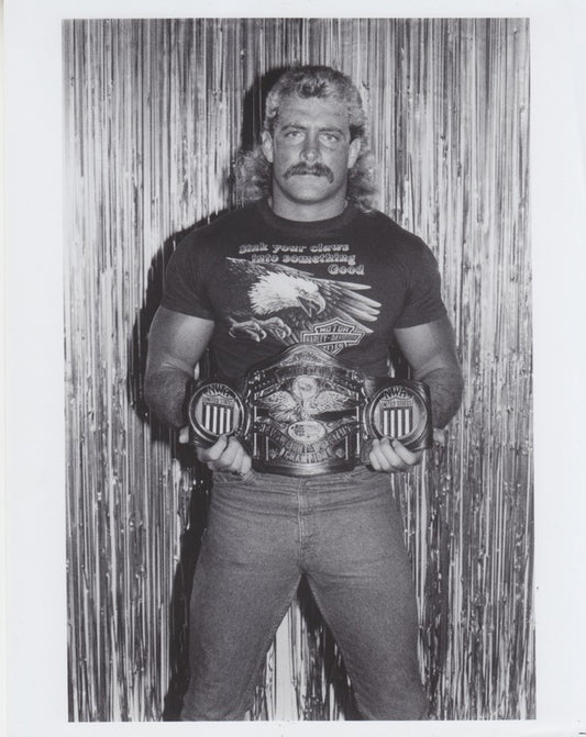 1980s NWA U.S. CHAMPION Magnum TA Promo Photo