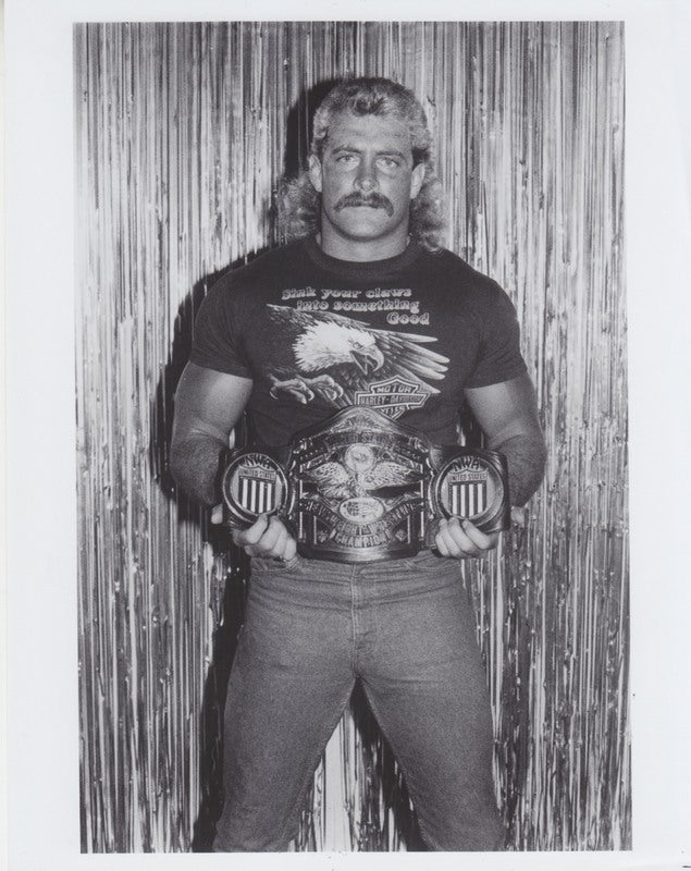 1980'S NWA U.S. CHAMPION Magnum TA Promo Photo PWcatalog