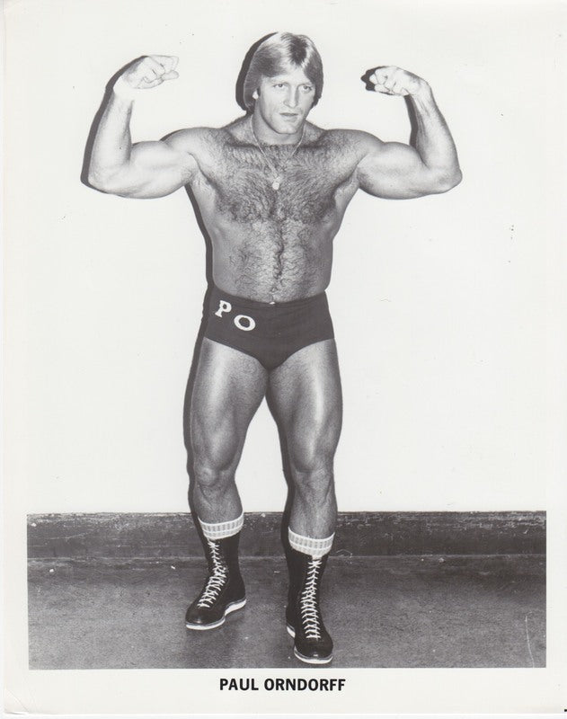 1980's Mid-South Paul Orndorff Promo Photo PWcatalog