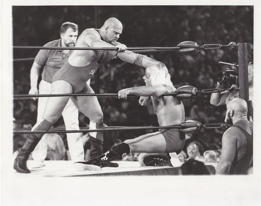 1985 NWA Press Photo Ric Flair vs. Nikita Koloff (Great American Bash) Vintage Promo Photo