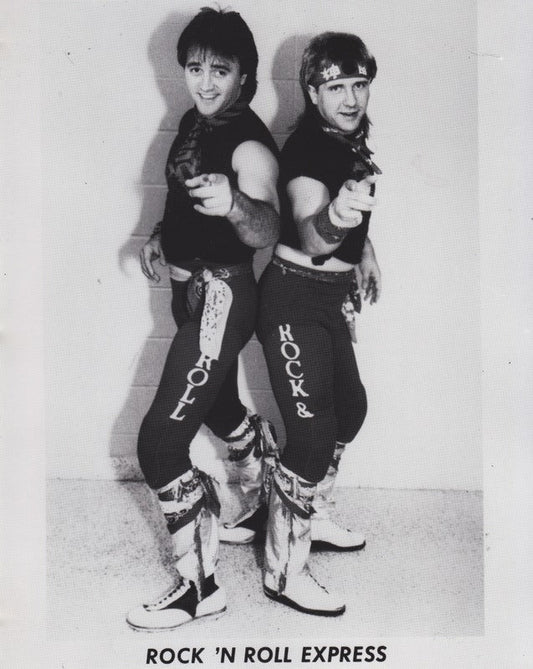 1980s Mid-South Rock 'N Roll Express Promo Photo