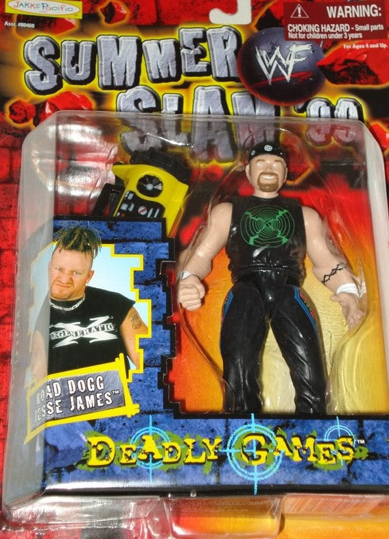 1999 WWF Jakks Pacific SummerSlam '99 "Deadly Games" Road Dogg Jesse James Action & Toy Figures PWcatalog