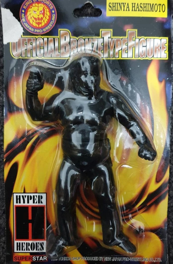 NJPW CharaPro Official Bronze Type Figures Shinya Hashimoto Action & Toy Figures PWcatalog