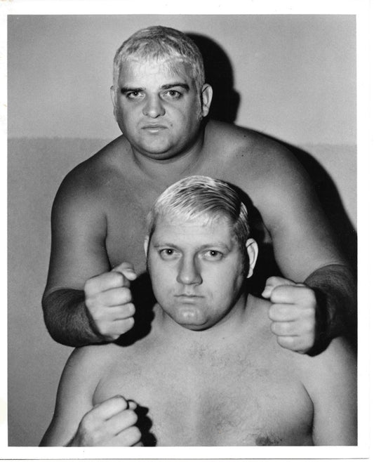 1968 AWA Texas Outlaws Dusty Rhodes and Dick Murdoch vintage Promo Photo PWcatalog
