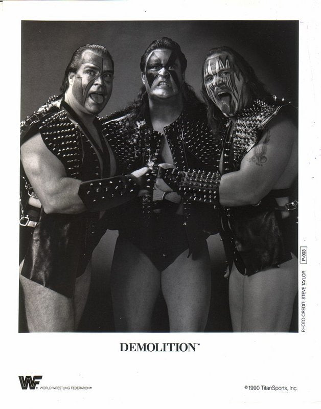 1990 Demolition P003 b/w PW Catalog