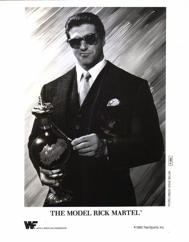 1990 The Model Rick Martel P005 b/w PW Catalog