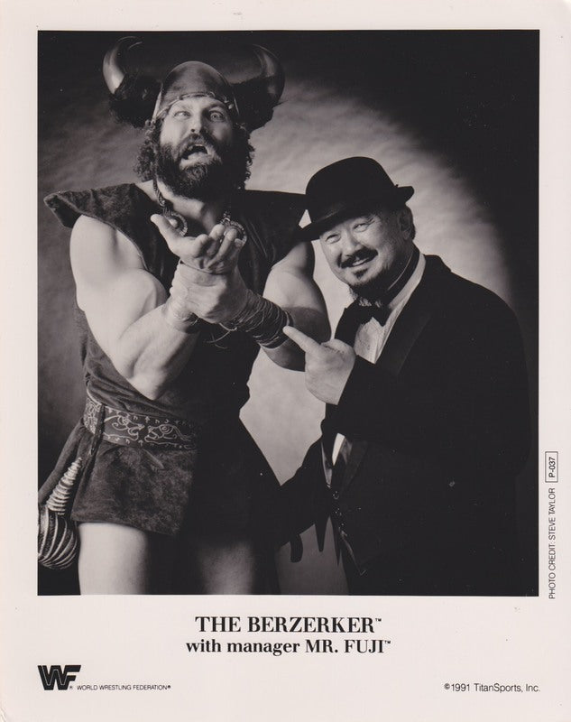 1991 The Berzerker w/Mr. Fuji P037 b/w PW Catalog