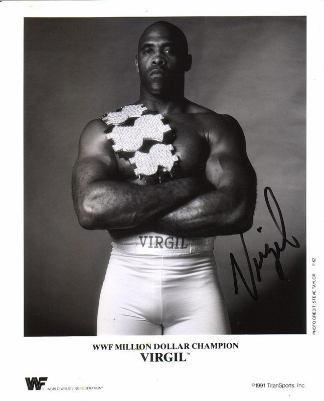 1991 MILLION DOLLAR CHAMPION Virgil (signed) p62 b/w PW Catalog