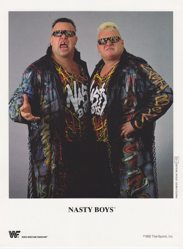 1992 Nasty Boys P105 (RARE) color PW Catalog