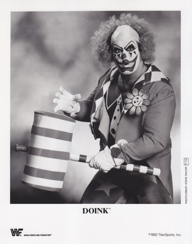 1992 Doink P113 (debut promo) b/w PW Catalog