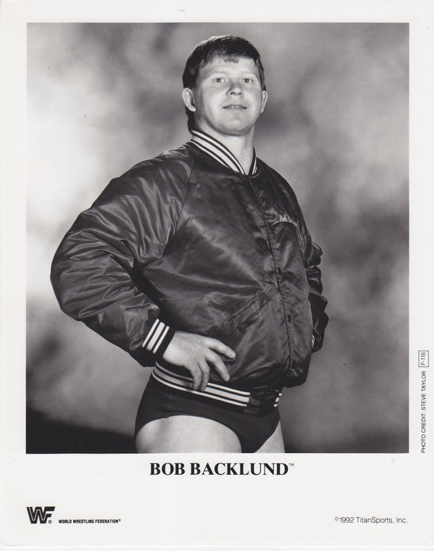 1992 Bob Backlund P116 b/w PW Catalog