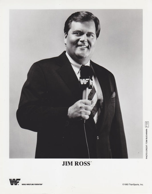 1993 Jim Ross P123 (WWF Debut) b/w