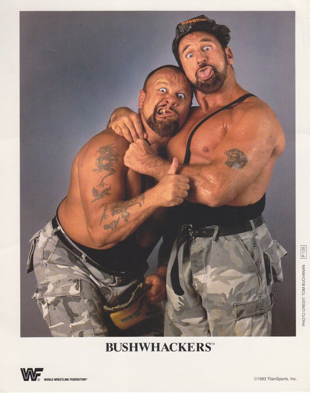 1993 Bushwhackers P129 color PW Catalog