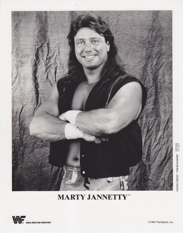 1993 Marty Jannetty P137c b/w PW Catalog