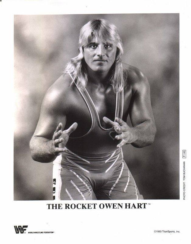1993 The Rocket Owen Hart P140b b/w PW Catalog