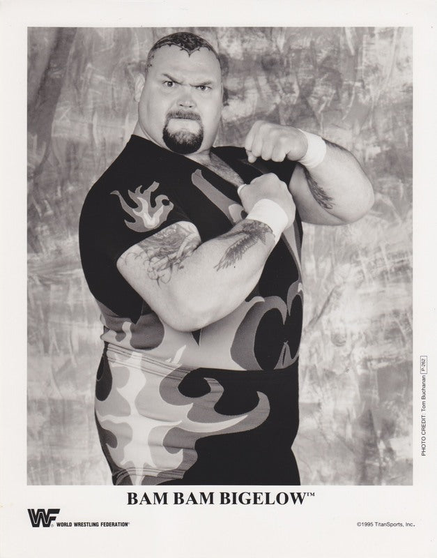 1995 Bam Bam Bigelow P262b b/w PW Catalog