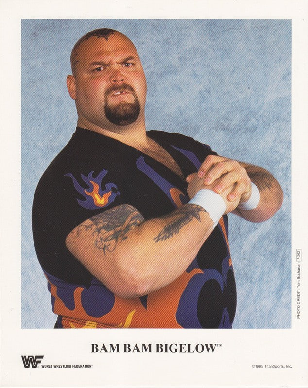 1995 Bam Bam Bigelow P262a color PW Catalog