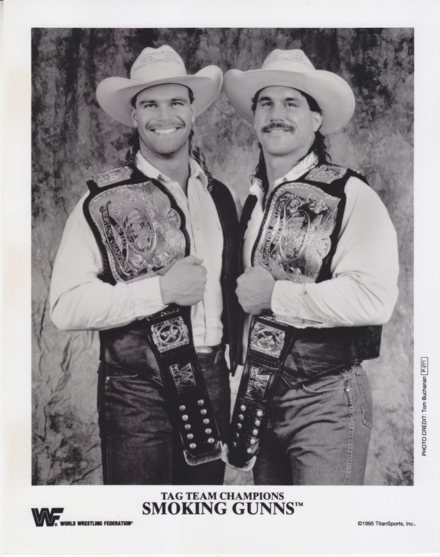 1995 WWF TAG TEAM CHAMPIONS Smoking Gunns P271b b/w PW Catalog