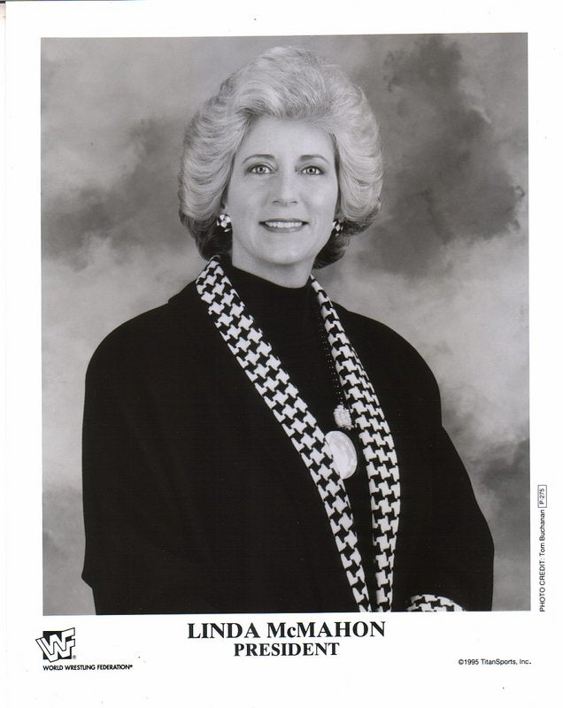 1995 Linda McMahon President P275b (RARE) b/w PW Catalog