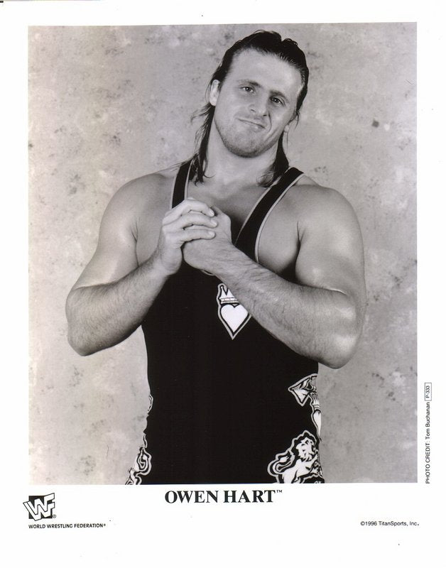 1996 Owen Hart P333 b/w PW Catalog
