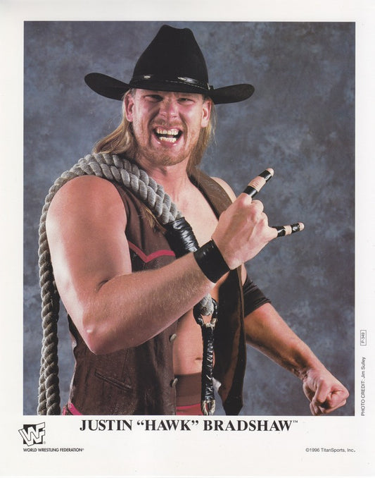 1996 Justin Hawk Bradshaw P349 (debut promo) color PW Catalog