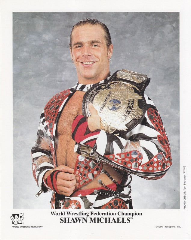 1996 WWF CHAMPION Shawn Michaels P359 color PW Catalog