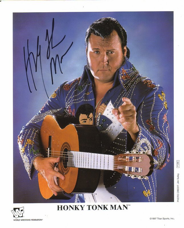 1997 Honky Tonk Man P396 (signed) color PW Catalog