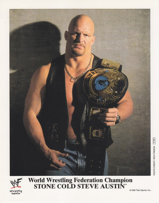 1998 WWF CHAMPION Stone Cold Steve Austin P450 (RARE) color PW Catalog