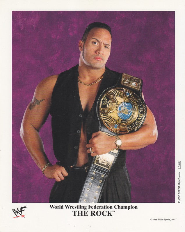 1998 WWF CHAMPION The Rock P500 color PW Catalog
