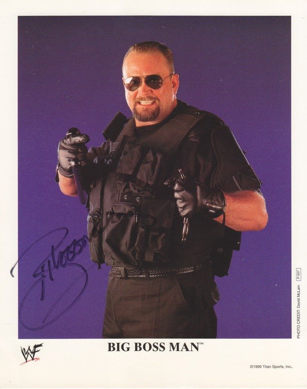 1999 Big Boss Man P507 (signed) color PW Catalog