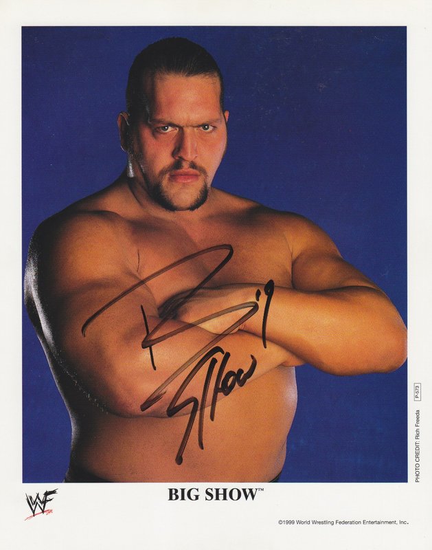 1999 Big Show P573 (signed)color PW Catalog