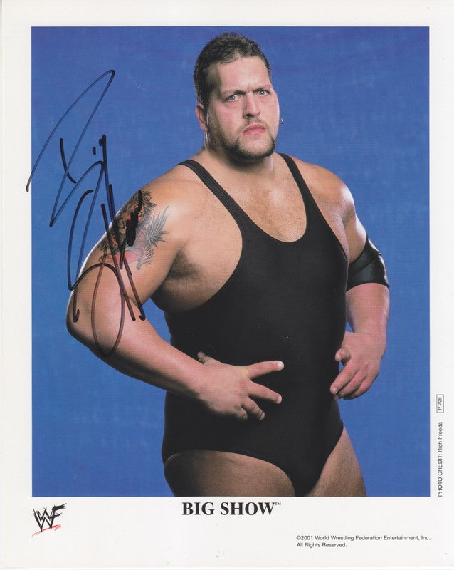 2001 Big Show P708 (signed) color PW Catalog
