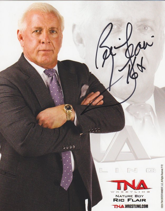2010 TNA Ric Flair P-72 (signed) PW Catalog