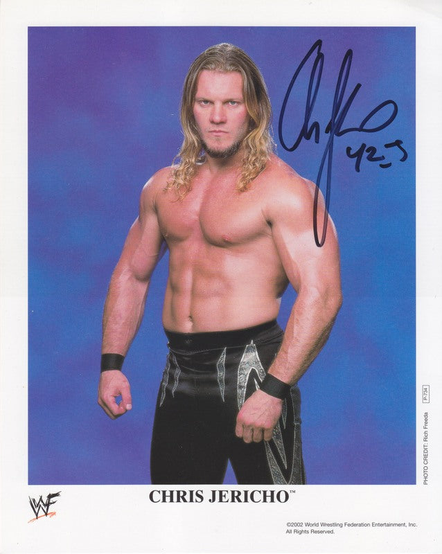 2002 Chris Jericho P734 (signed) color PW Catalog