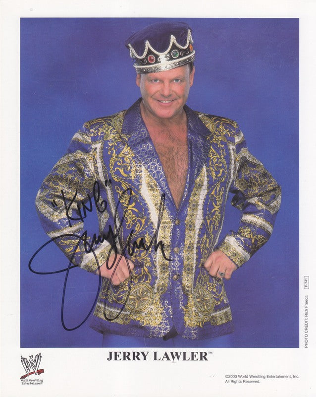 2003 Jerry Lawler P741 (signed) color PW Catalog
