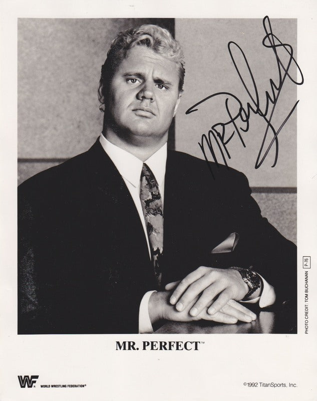 1992 Mr. Perfect P76a (RARE/signed) b/w 0 PW Catalog