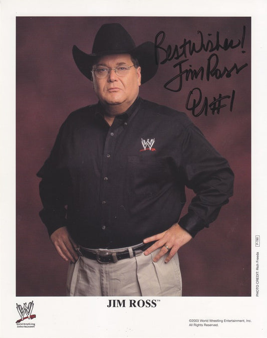 2003 Jim Ross P780 (signed) color PW Catalog