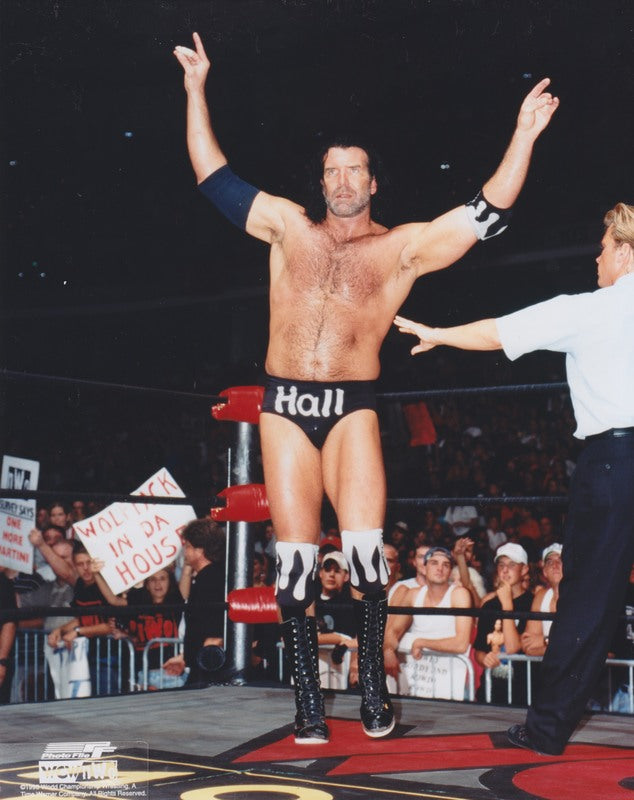 1998 WCW Scott Hall Photo File color PW Catalog