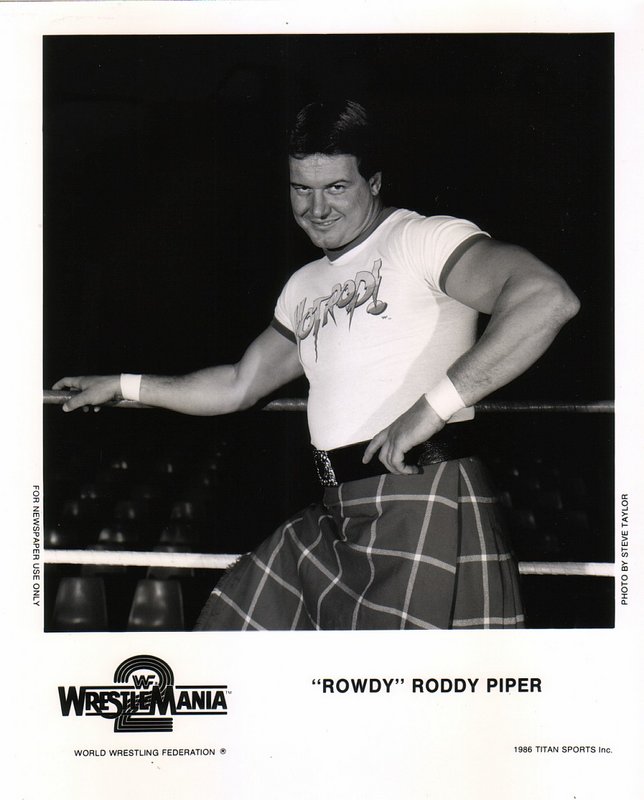 1986 Rowdy Roddy Piper WM2 PWcatalog