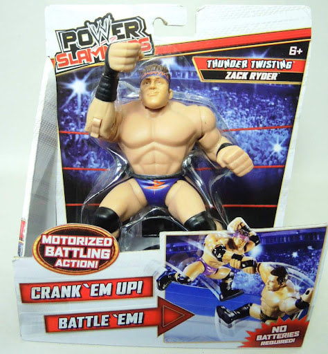 WWE Mattel Power Slammers 2 Thunder Twisting Zack Ryder Action & Toy Figures PWcatalog