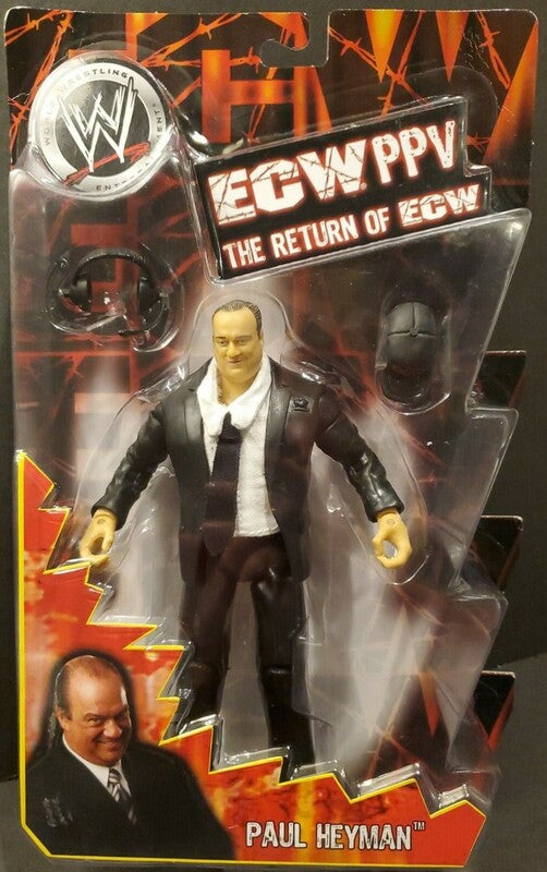 WWE Jakks Pacific Pay Per View 9 Paul Heyman Action & Toy Figures PWcatalog