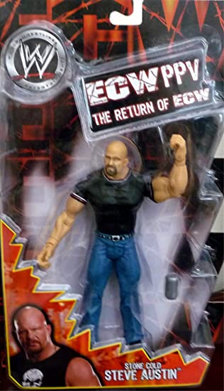 WWE Jakks Pacific Pay Per View 9 Stone Cold Steve Austin Action & Toy Figures PWcatalog