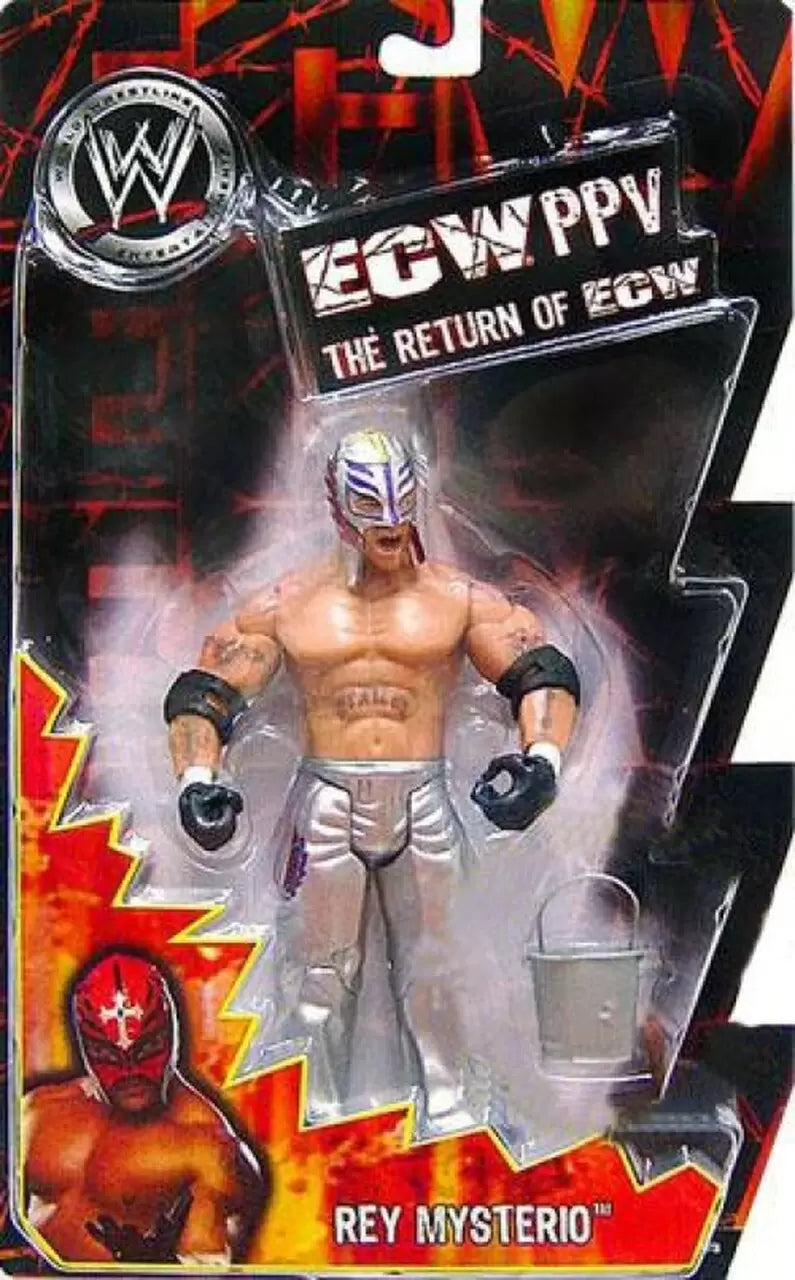 WWE Jakks Pacific Pay Per View 9 Rey Mysterio Action & Toy Figures PWcatalog