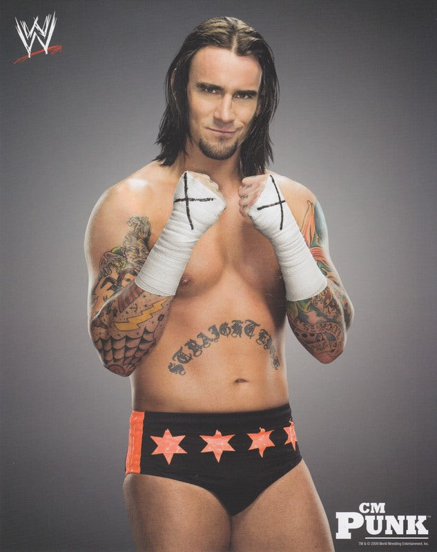 2009 CM Punk WWE Promo Photo PW Catalog