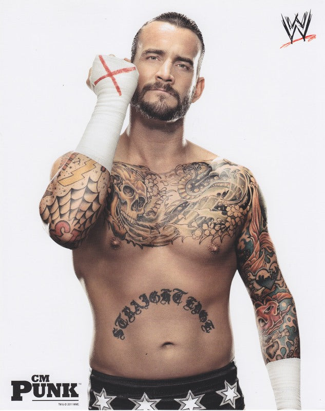 2011 CM Punk WWE Promo Photo PW Catalog