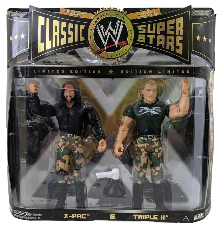 WWE Jakks Pacific Classic Superstars 2-Packs 13 X-Pac & Triple H Action & Toy Figures PWcatalog